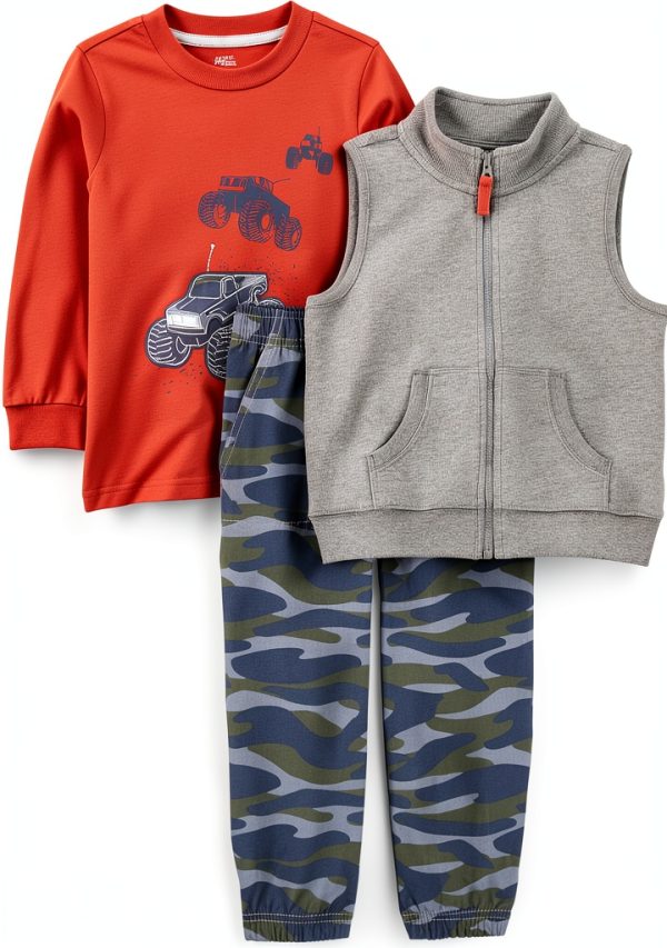 Carter's Simple Joys Baby Boys Pants Set Mix‑and‑Match Tops and-0