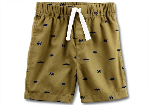 Carter's Simple Joys Baby Boys Pants Set 3T Coral Orange Elephant-1