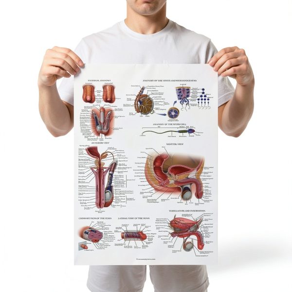 Palace Learning Male Female 2-Pack Science Chart 18x24 Laminated-2