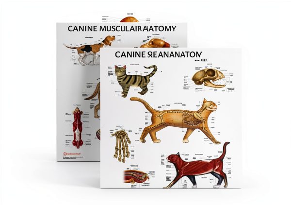 Anatomy Warehouse Dog & Cat Anatomy Poster Pack 4 Charts 17x22.5in-0