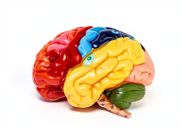 Human Brain Anatomical Model ZENFUN Educational PVC 8x6.7x5.9 Inch-3