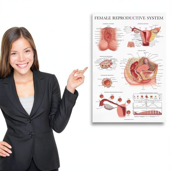 Palace Learning Male Female 2-Pack Science Chart 18x24 Laminated-3
