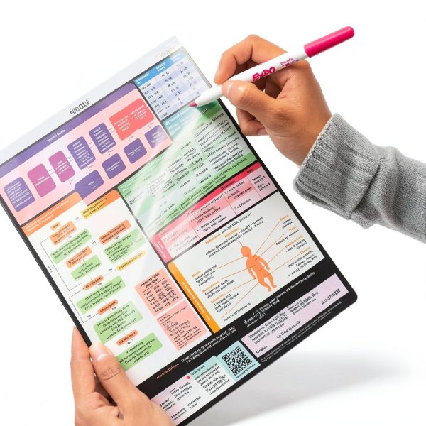 Nursing Cheat Sheets by Tribe RN – 6 Heavy‑Duty Medical Cards-4