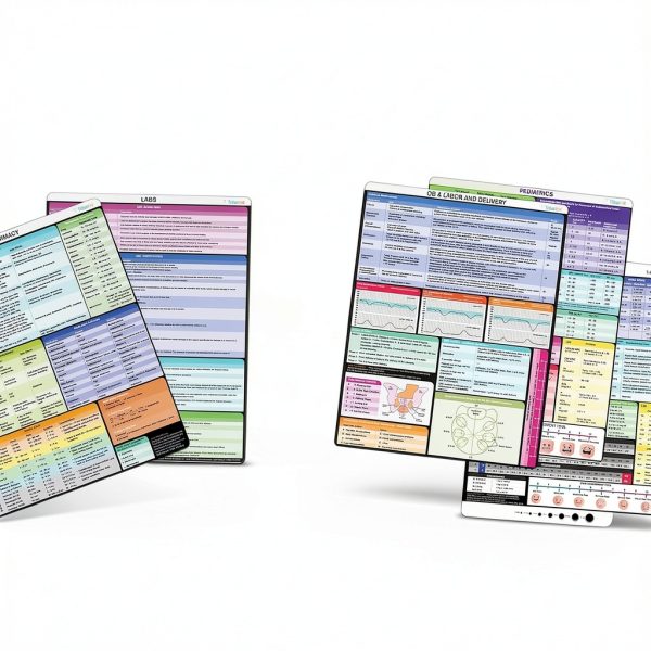 Nursing Cheat Sheets by Tribe RN – 6 Heavy‑Duty Medical Cards-2
