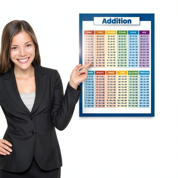 Laminated Math Poster Set 4 Pack Palace Learning 18x24 Educational-4