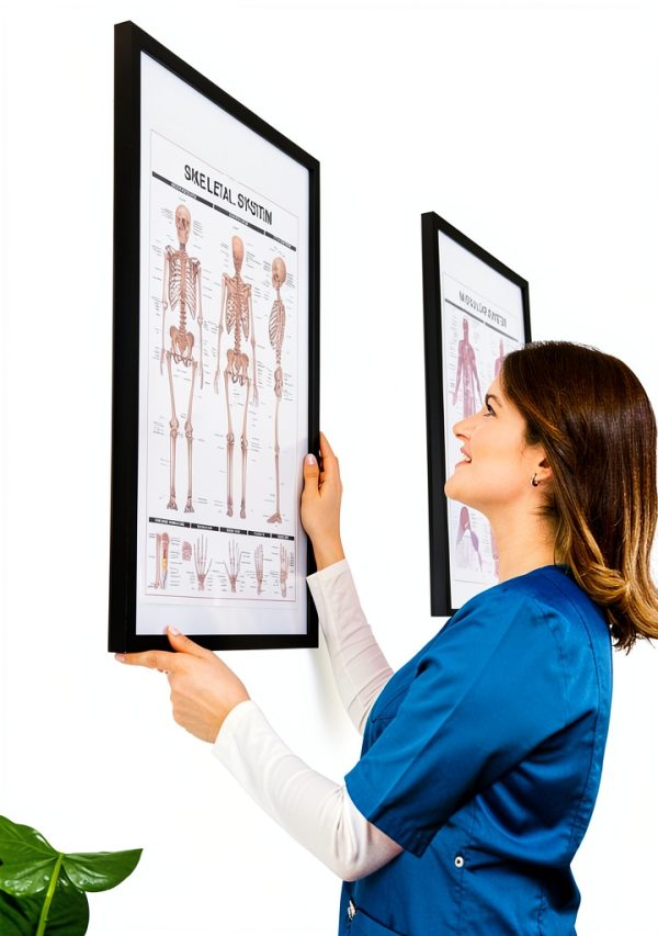 Human Anatomy Posters Tribe RN 12 Laminated 18x24 Charts-3