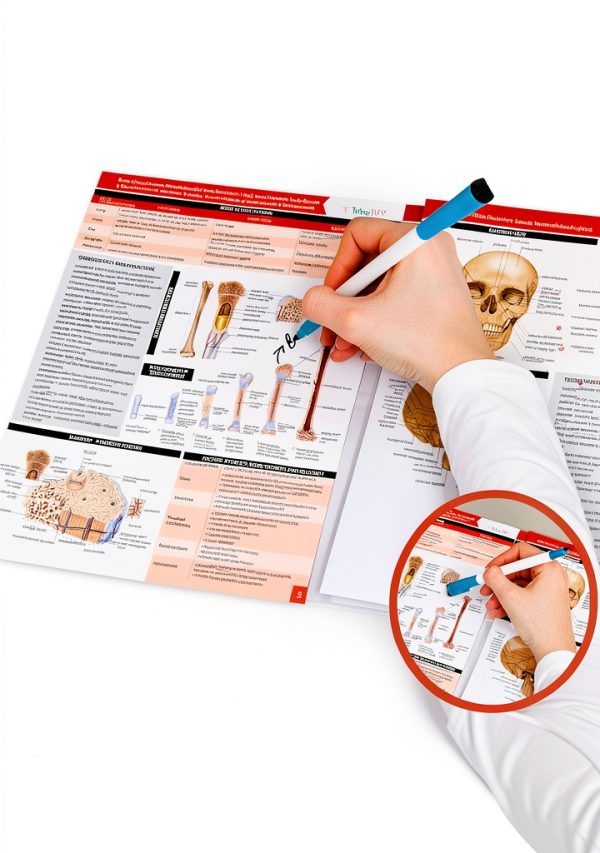 TribeRN Anatomy & Physiology Study Guides - Set of 10 Human Anatomy Guides for Nursing Students, School, College, Medical Professions - 12 Topics on Body Systems w/ Reference Charts & Terminology-4