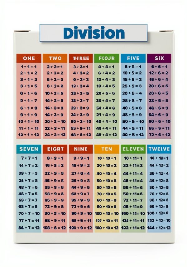 Laminated Math Poster Set 4 Pack Palace Learning 18x24 Educational-3